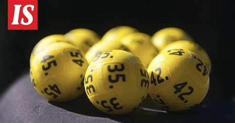 Perjantain Eurojackpot.